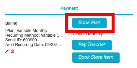 Book Plan Student Edit