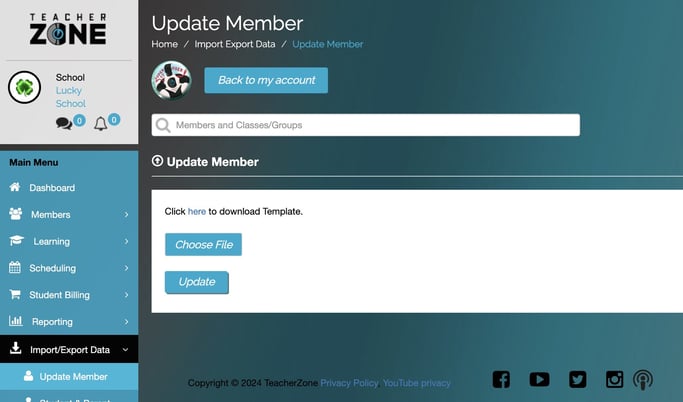 Update Member