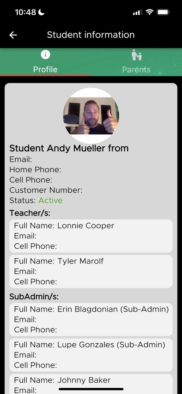 School Apps Students and Contacts